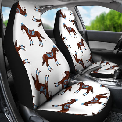 Brown Horse Pattern Universal Fit Car Seat Covers
