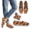 Brown Horse Print Pattern Women Casual Shoes-JorJune.com