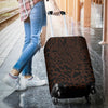 Brown Leopard Luggage Cover Protector