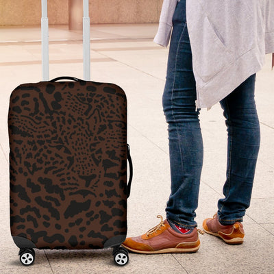 Brown Leopard Luggage Cover Protector