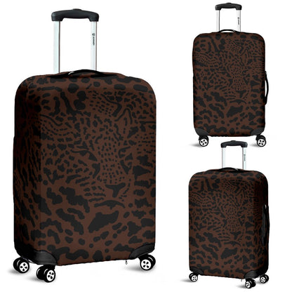 Brown Leopard Luggage Cover Protector