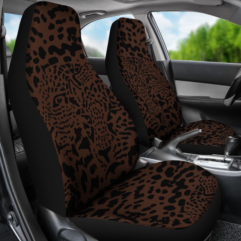 Brown Leopard Universal Fit Car Seat Covers
