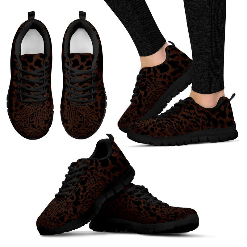 Brown Leopard Women Sneakers