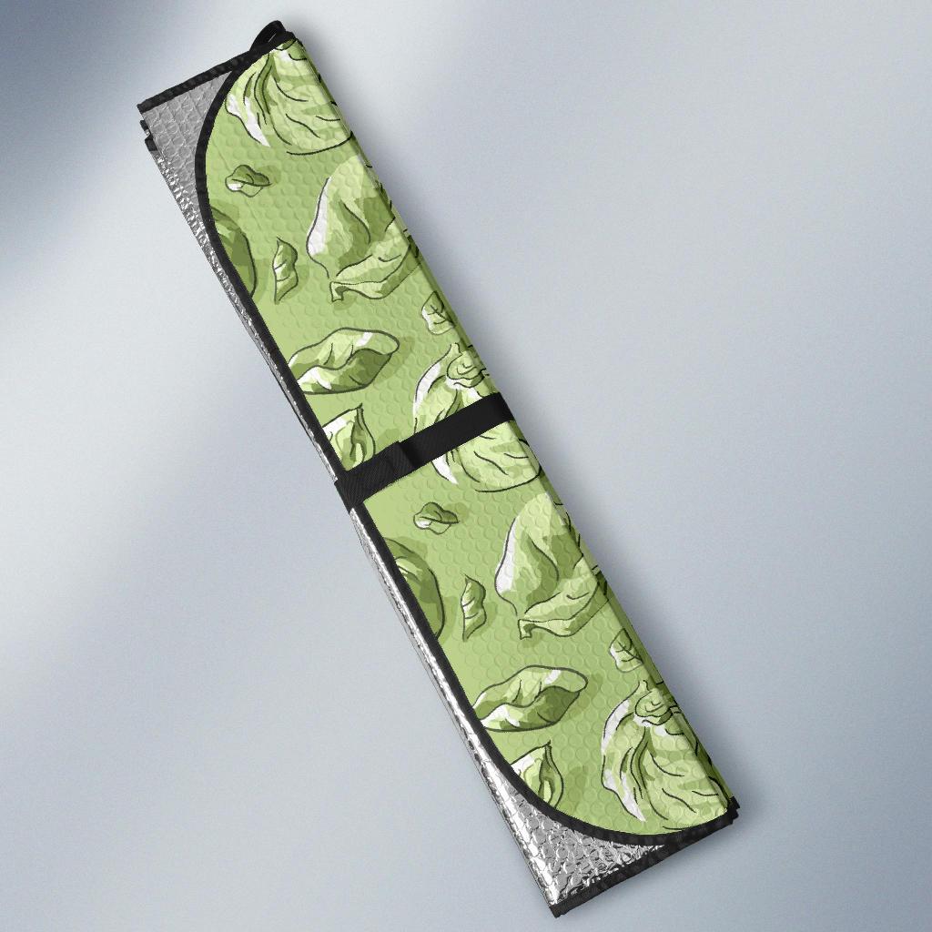 Brussels Sprouts Pattern Print Design 01 Car Sun Shade-JORJUNE.COM