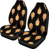 Buddha Head Gold Print Universal Fit Car Seat Covers