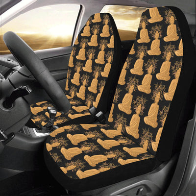 Buddha Pattern Print Design 01 Car Seat Covers (Set of 2)-JORJUNE.COM