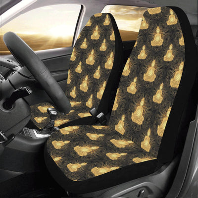 Buddha Pattern Print Design 02 Car Seat Covers (Set of 2)-JORJUNE.COM