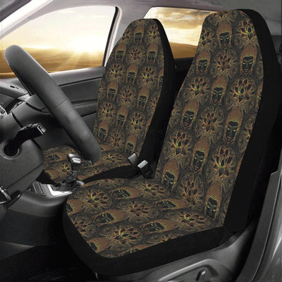 Buddha Pattern Print Design 03 Car Seat Covers (Set of 2)-JORJUNE.COM