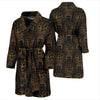 Buddha Pattern Print Design 03 Men Bathrobe-JORJUNE.COM