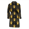 Buddha Pattern Print Design 04 Men Bathrobe-JORJUNE.COM