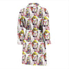 Buddha Pattern Print Design 06 Men Bathrobe-JORJUNE.COM