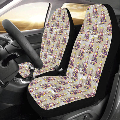 Buddha Pattern Print Design 07 Car Seat Covers (Set of 2)-JORJUNE.COM