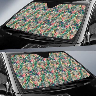 Buddha Pattern Print Design 08 Car Sun Shade-JORJUNE.COM