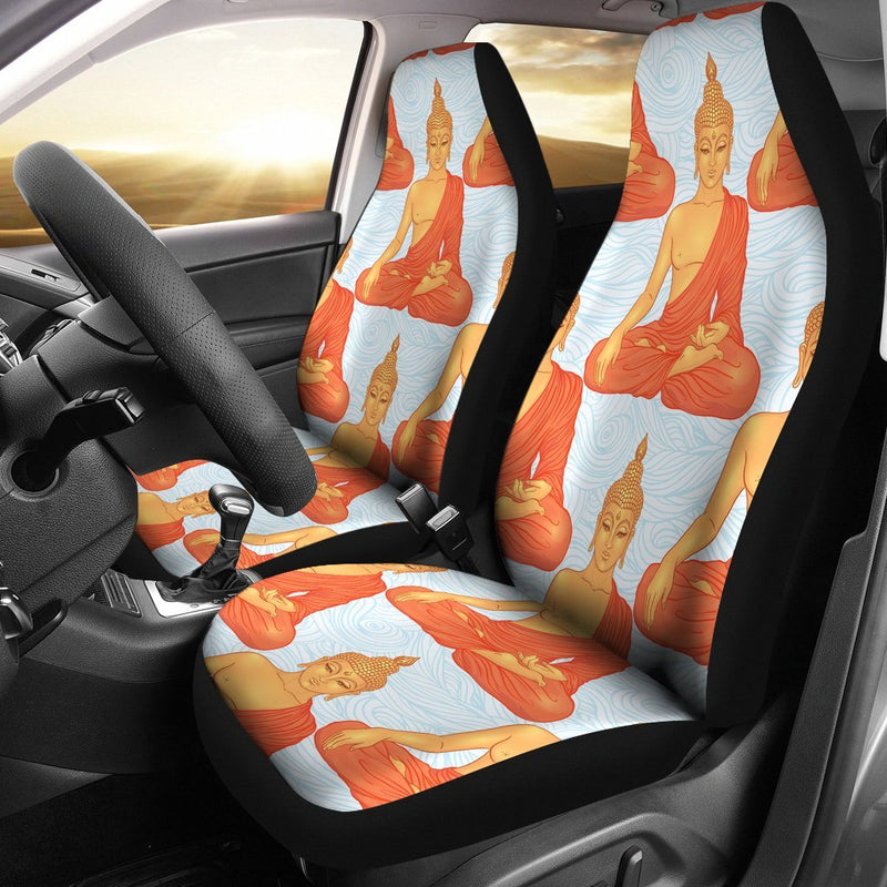 Buddha Pattern Print Universal Fit Car Seat Covers