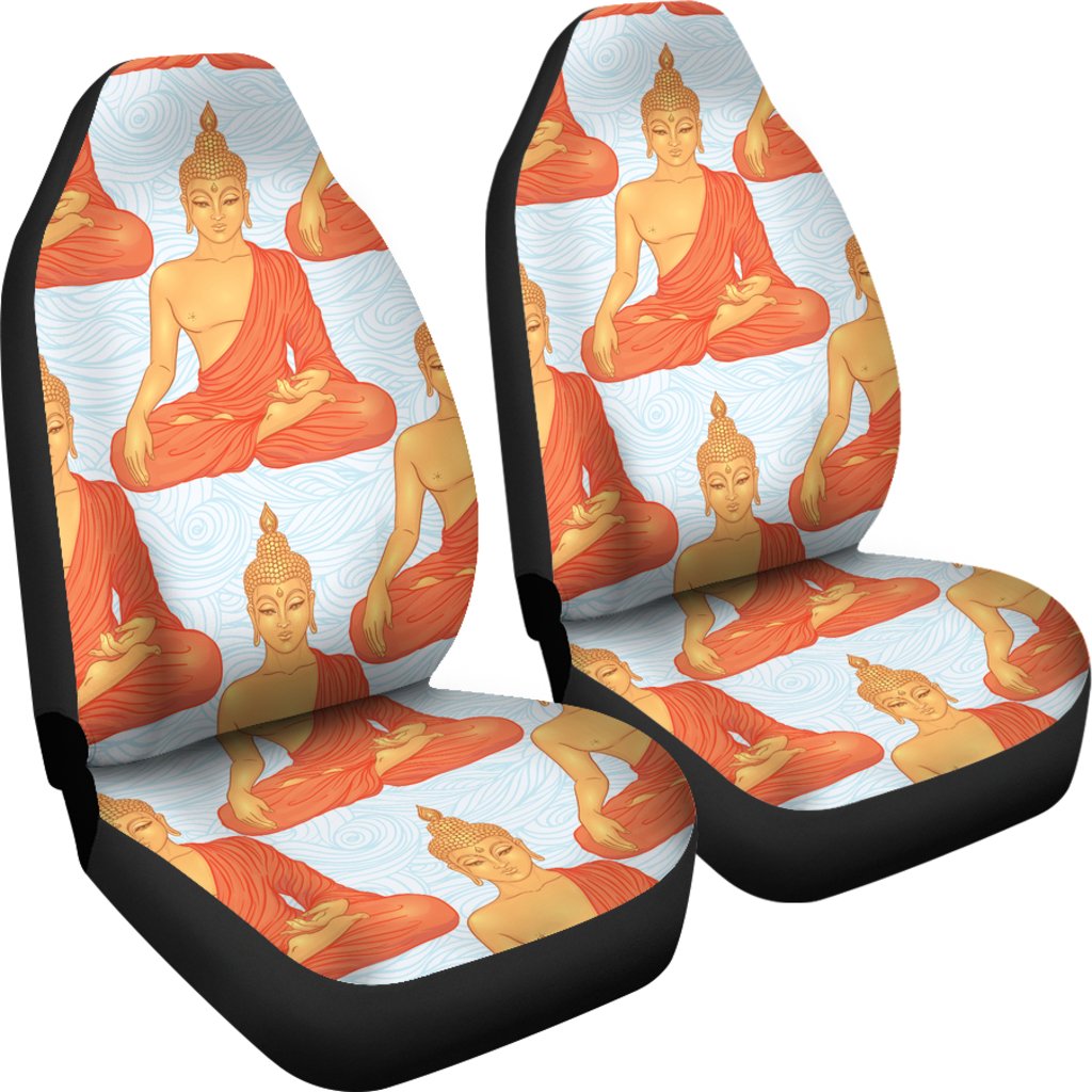 Buddha Pattern Print Universal Fit Car Seat Covers