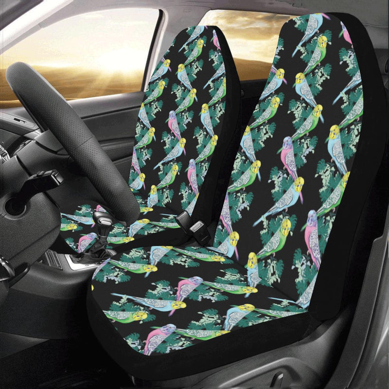 Budgerigar Pattern Print Design 03 Car Seat Covers (Set of 2)-JORJUNE.COM