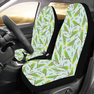 Budgerigar Pattern Print Design 04 Car Seat Covers (Set of 2)-JORJUNE.COM