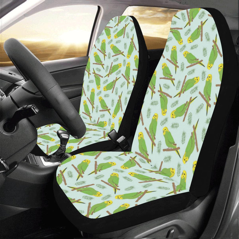 Budgerigar Pattern Print Design 04 Car Seat Covers (Set of 2)-JORJUNE.COM