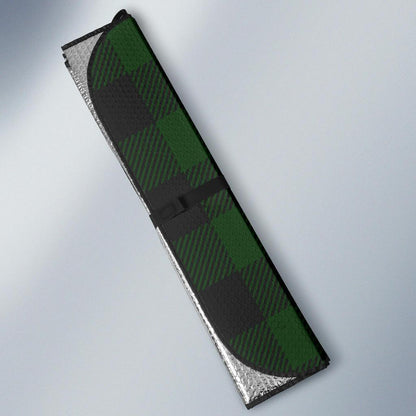Buffalo check Green Pattern Print Design 02 Car Sun Shade-JORJUNE.COM