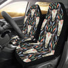 Buffalo Head Boho Style Pattern Print Design 01 Car Seat Covers (Set of 2)-JORJUNE.COM
