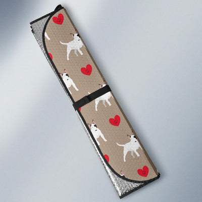 Bull Terriers Pattern Print Design 01 Car Sun Shade-JORJUNE.COM