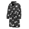 Bull Terriers Pattern Print Design 02 Men Bathrobe-JORJUNE.COM