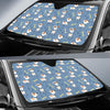 Bull Terriers Pattern Print Design 04 Car Sun Shade-JORJUNE.COM