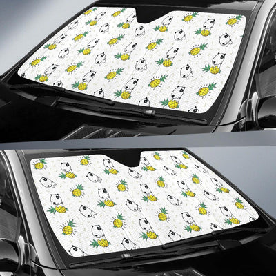 Bull Terriers Pattern Print Design 05 Car Sun Shade-JORJUNE.COM