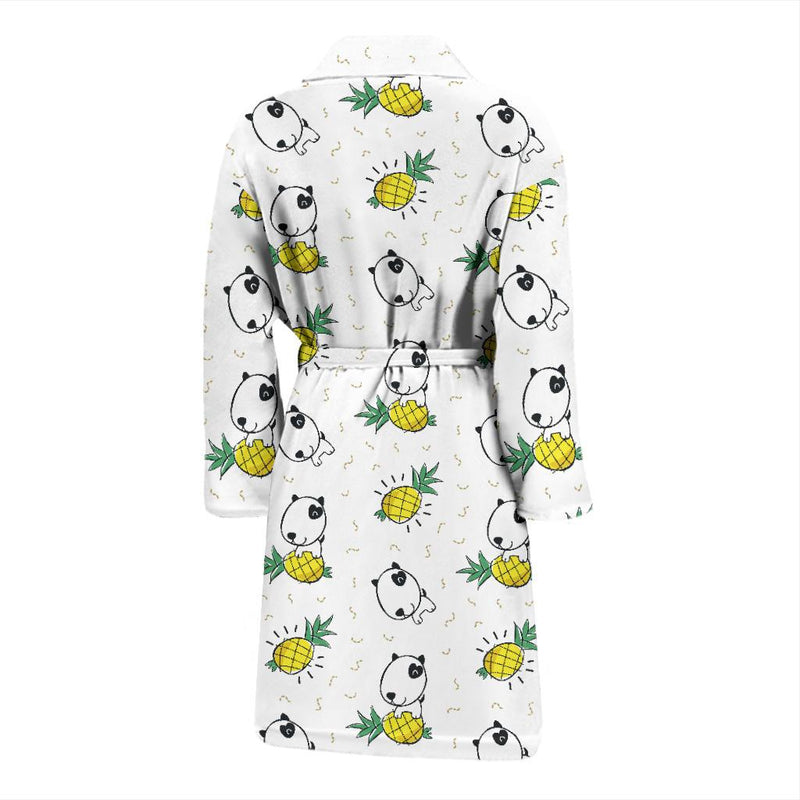 Bull Terriers Pattern Print Design 05 Men Bathrobe-JORJUNE.COM