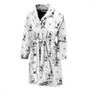 Bull Terriers Pattern Print Design 06 Men Bathrobe-JORJUNE.COM