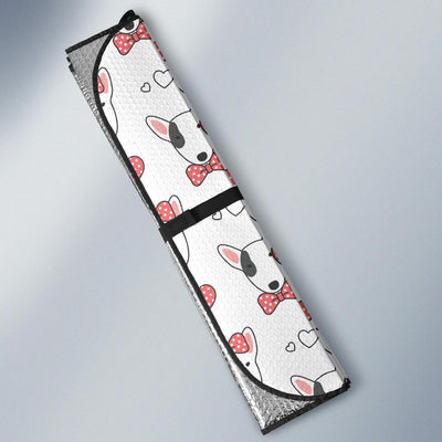 Bull Terriers Pattern Print Design 08 Car Sun Shade-JORJUNE.COM