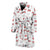 Bull Terriers Pattern Print Design 08 Men Bathrobe-JORJUNE.COM