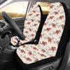 Bulldogs Pattern Print Design 04 Car Seat Covers (Set of 2)-JORJUNE.COM