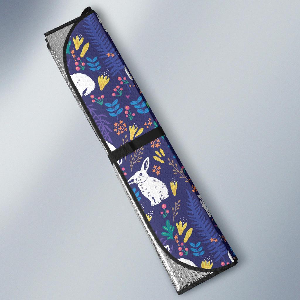 Bunny Pattern Print Design 01 Car Sun Shade-JORJUNE.COM