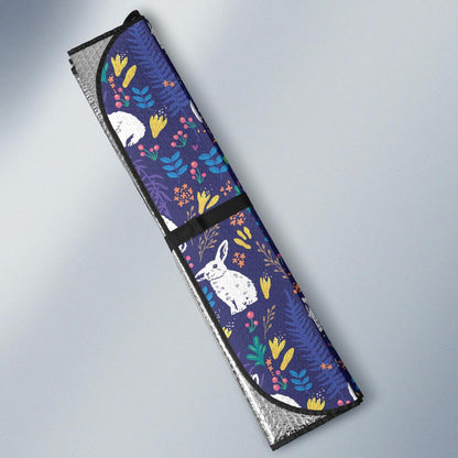 Bunny Pattern Print Design 01 Car Sun Shade-JORJUNE.COM