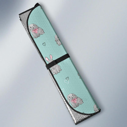 Bunny Pattern Print Design 02 Car Sun Shade-JORJUNE.COM
