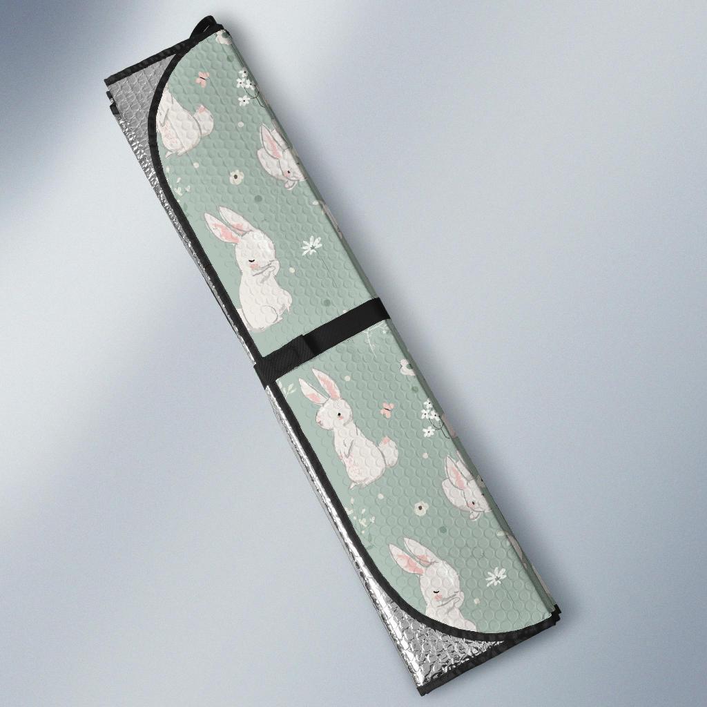Bunny Pattern Print Design 03 Car Sun Shade-JORJUNE.COM