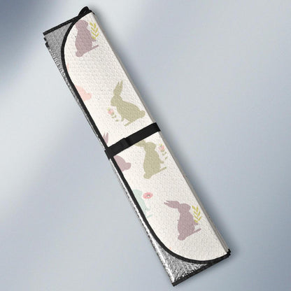 Bunny Pattern Print Design 05 Car Sun Shade-JORJUNE.COM