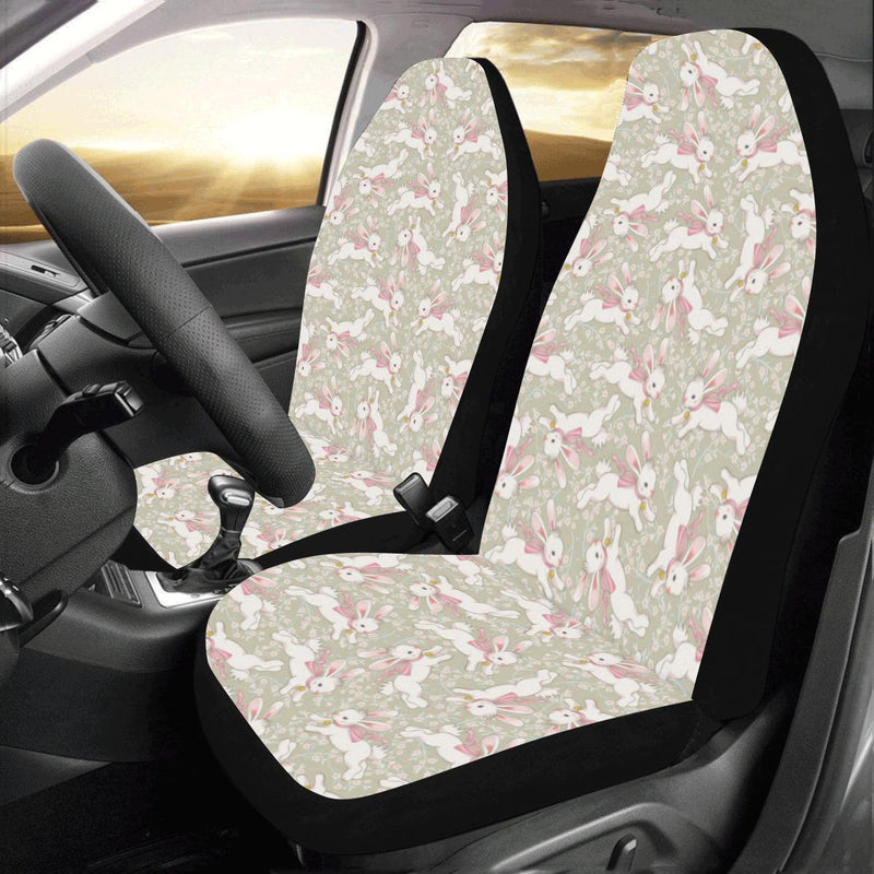 Bunny Pattern Print Design 06 Car Seat Covers (Set of 2)-JORJUNE.COM