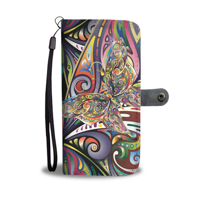 Butterfly Art Wallet Phone Case