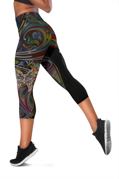 Butterfly Art Women Capris