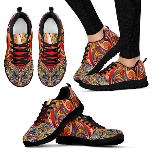 Butterfly Art Women Sneakers