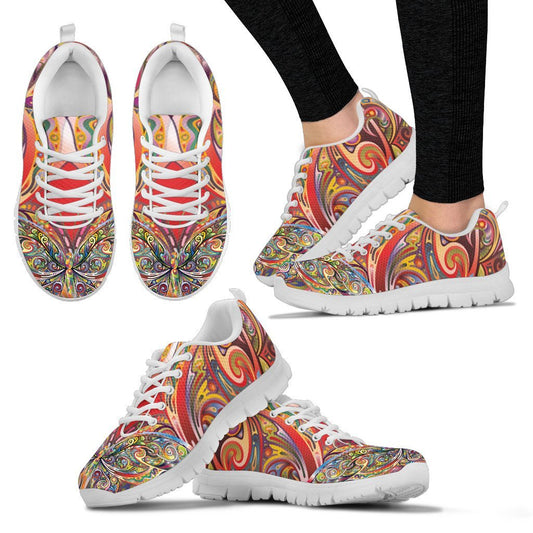 Butterfly Art Women Sneakers