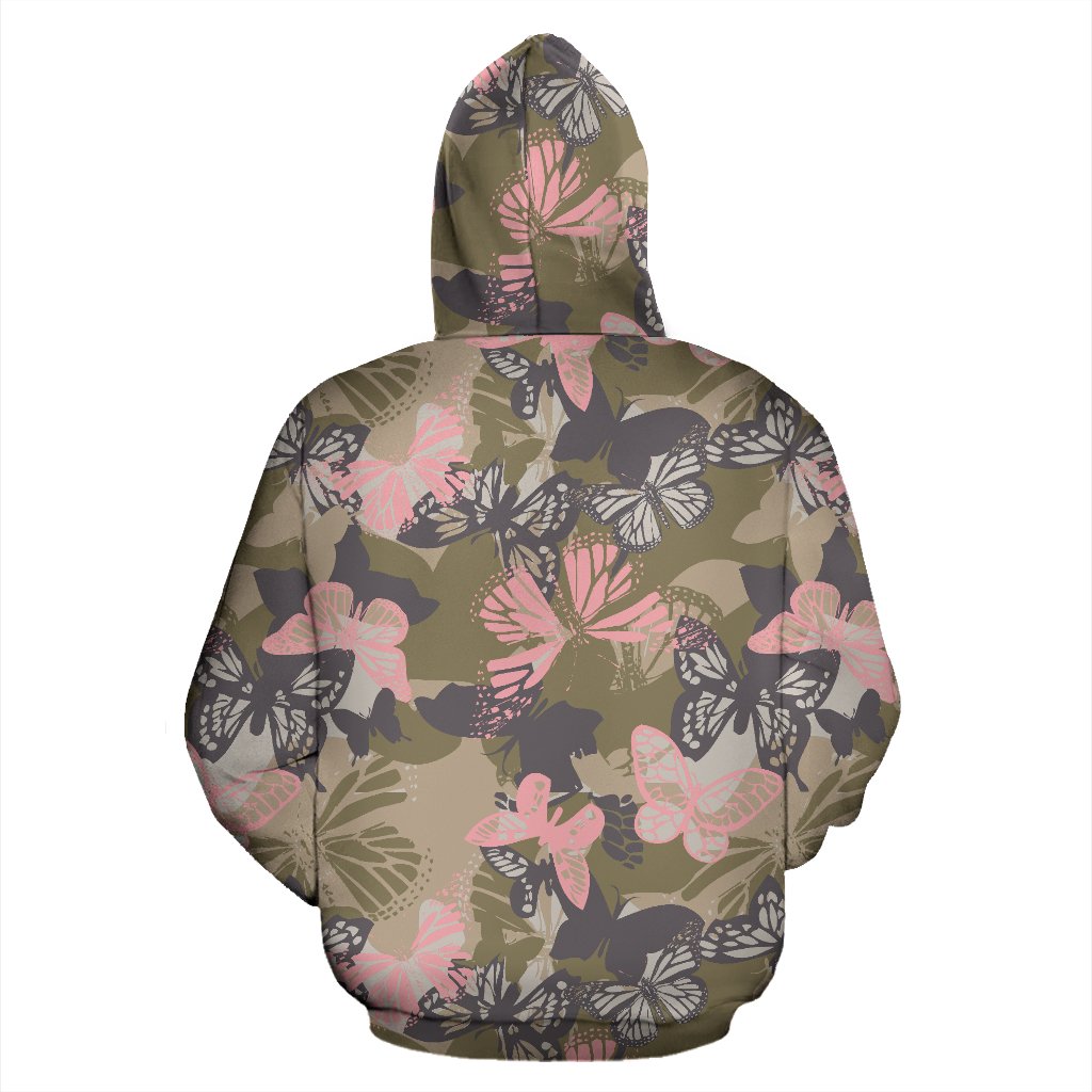 Butterfly camouflage All Over Zip Up Hoodie