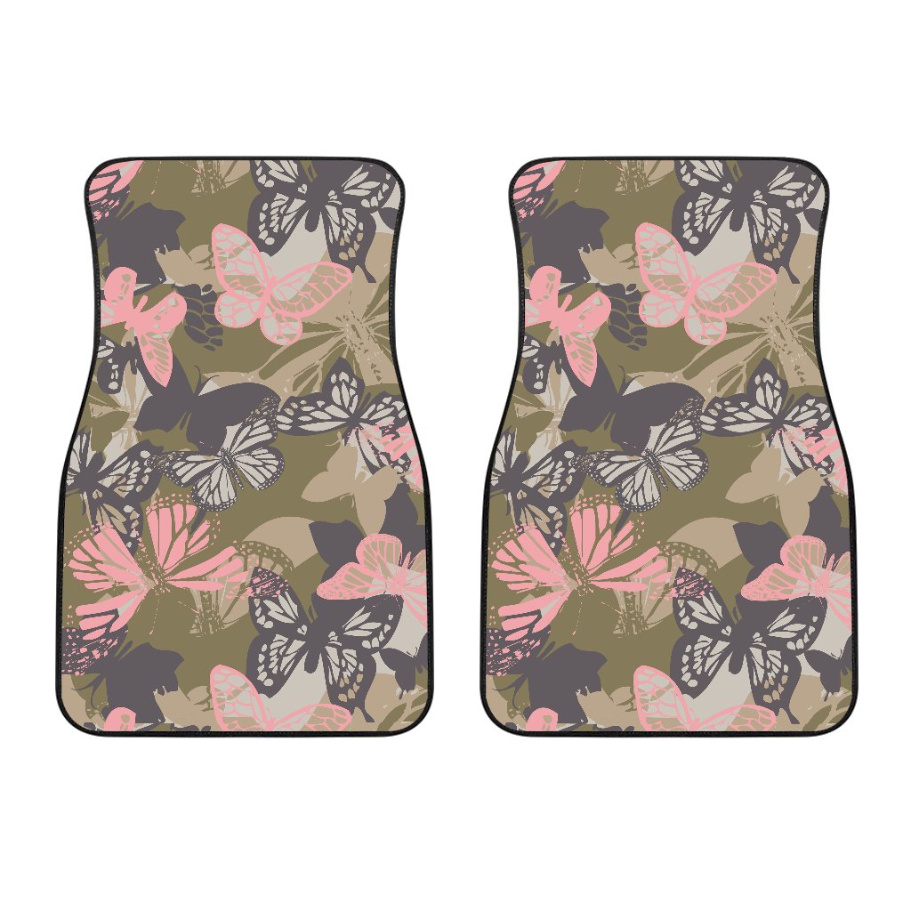 Butterfly camouflage Car Floor Mats