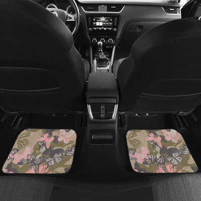 Butterfly camouflage Front and Back Car Floor Mats
