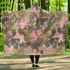 Butterfly camouflage Hooded Blanket-JORJUNE.COM