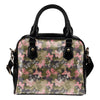 Butterfly camouflage Leather Shoulder Handbag