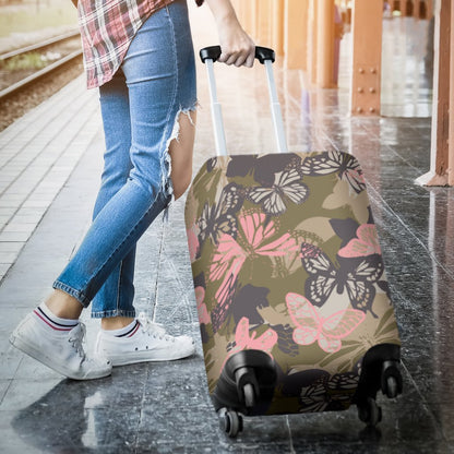 Butterfly camouflage Luggage Cover Protector