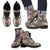 Butterfly Camouflage Men Leather Boots